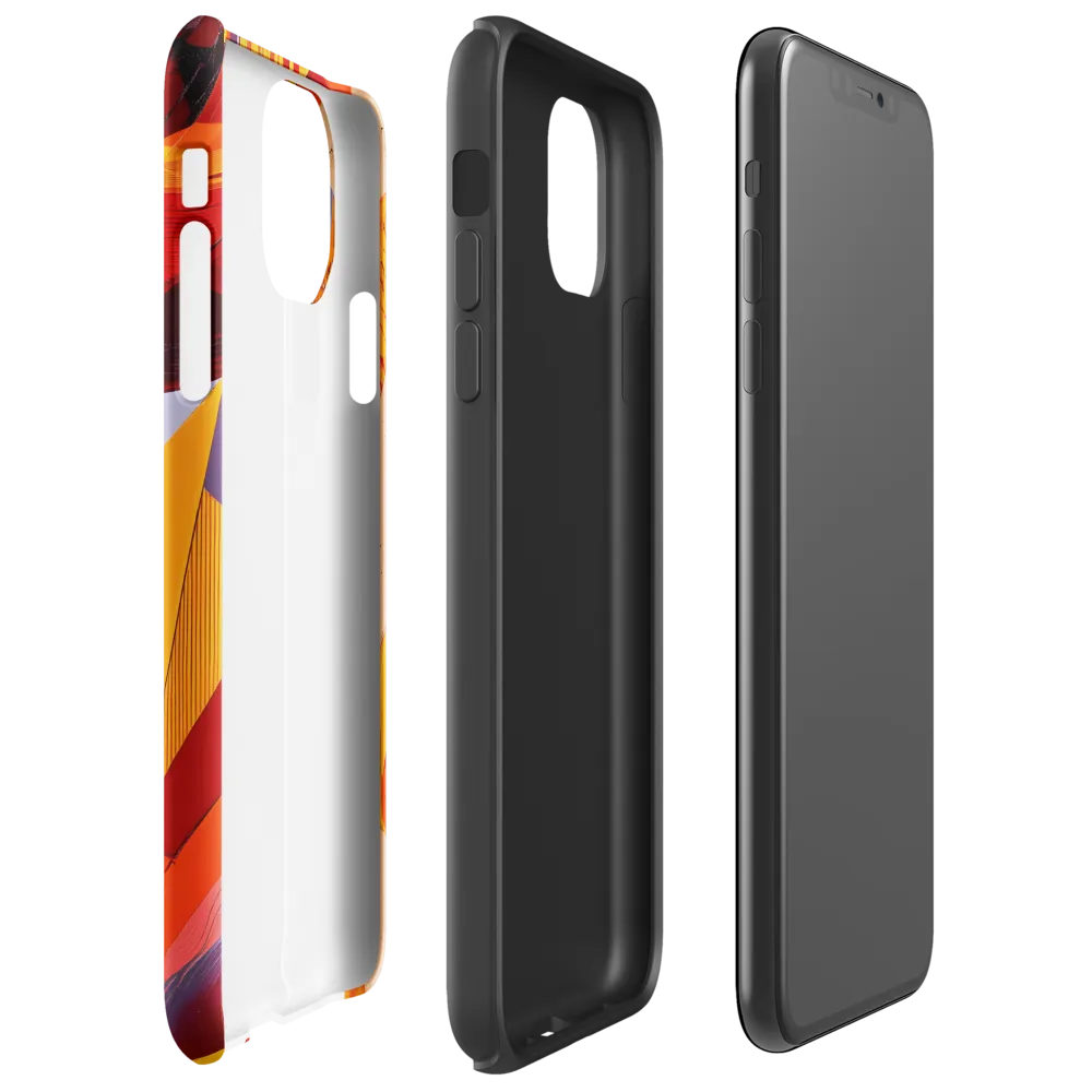 Dynamic Geometric Harmony | Phone Case |  11 Pro Max | Tough Case | Glossy