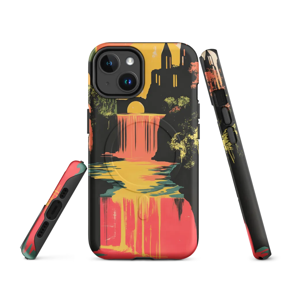 Elysian Echoes: A Surreal Reflections | Phone Case |  14 | MagSafe® Tough Case | Matte