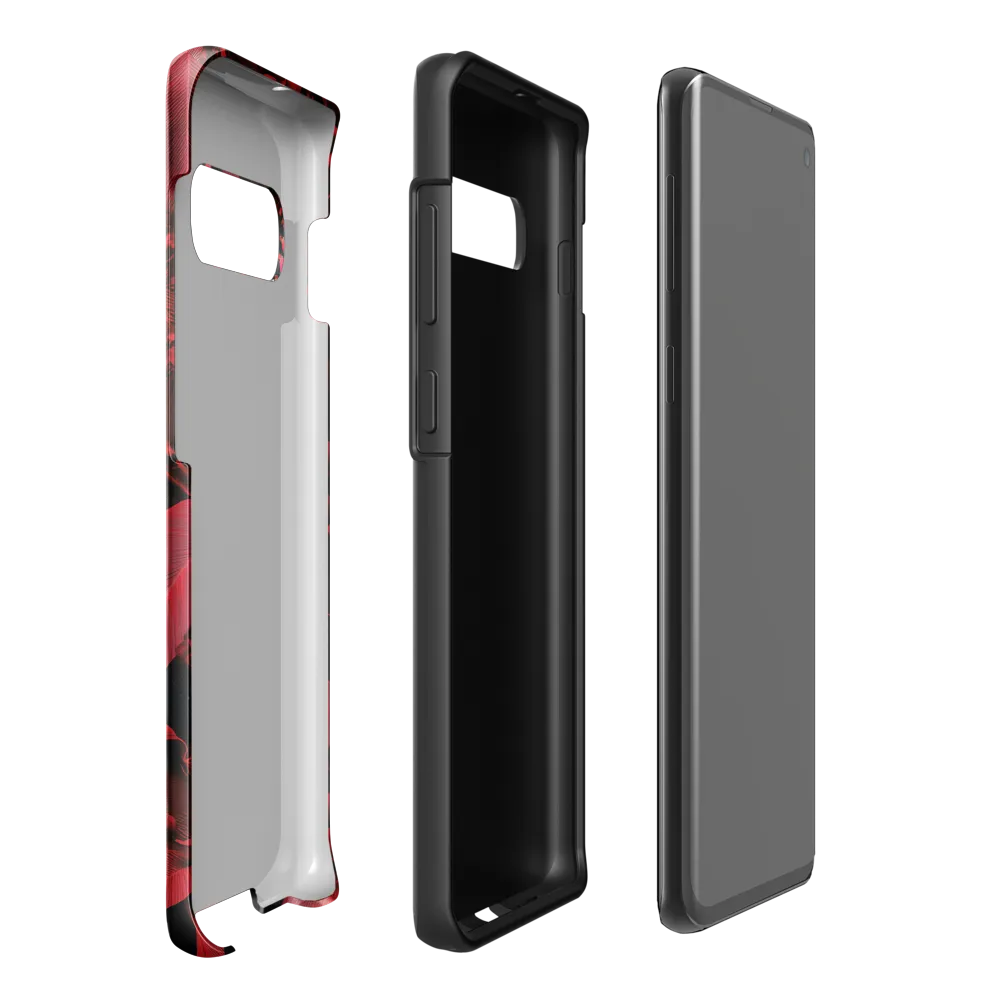 Mystique in Red | Phone Case |  S10 Plus | Tough Case | Glossy