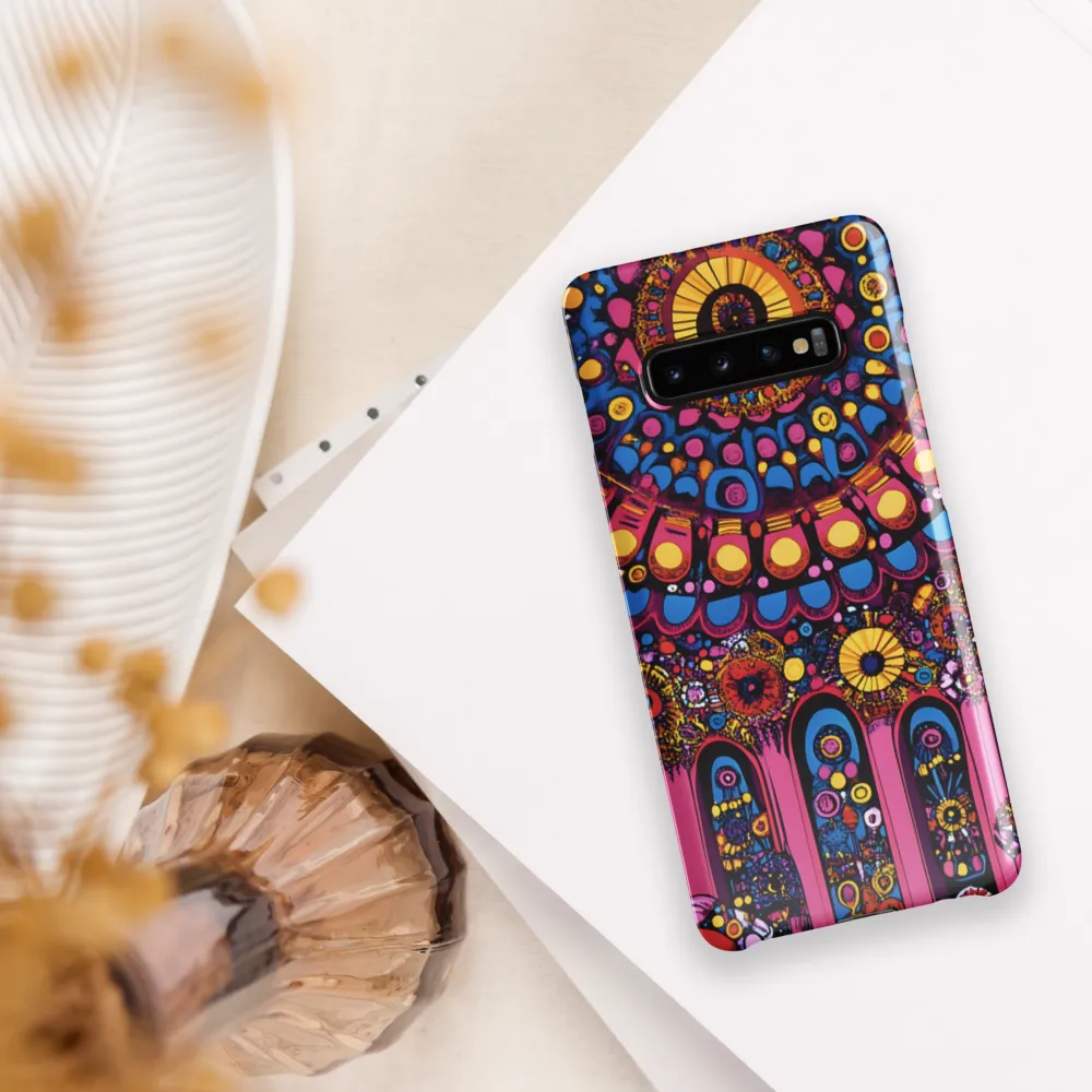 Whimsical Mandala Symphony | Phone Case |  S10 Plus | Snap Case | Glossy