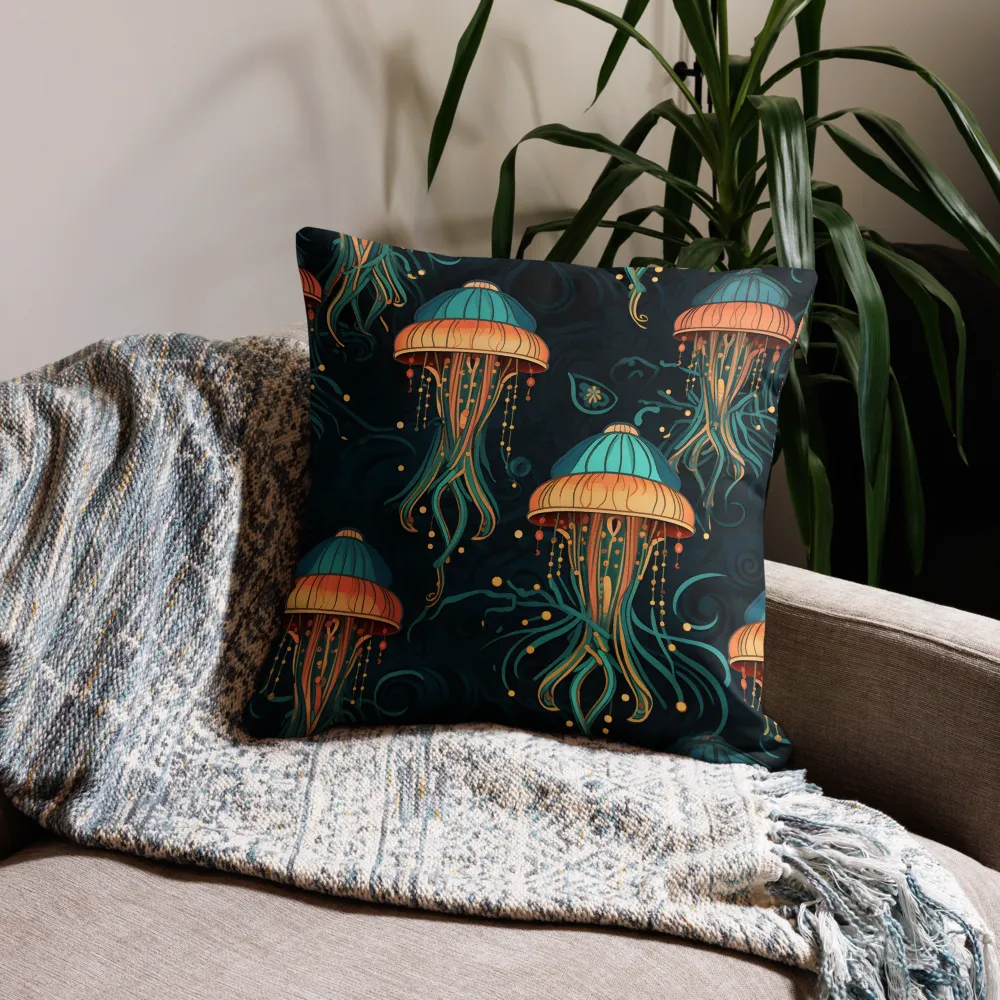 Symphony of Jellyfish | Pillow & Pillow Case | Multiple Sizes