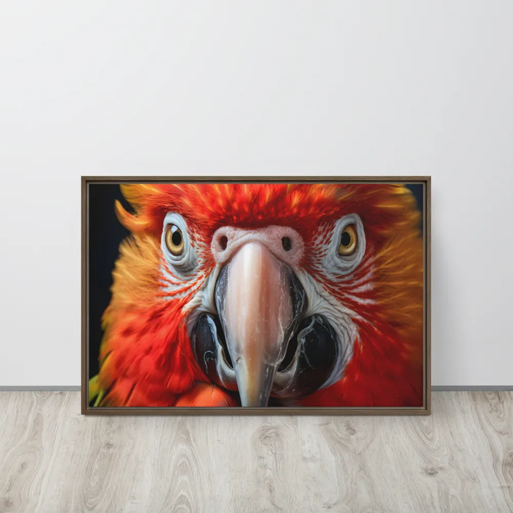 The Fiery Gaze of the Parrot