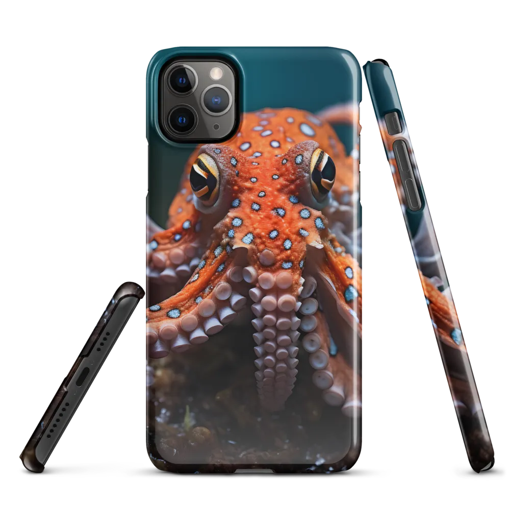 Curiosity of the Deep: The Orange Octopus | Phone Case |  11 Pro Max | Snap Case | Glossy