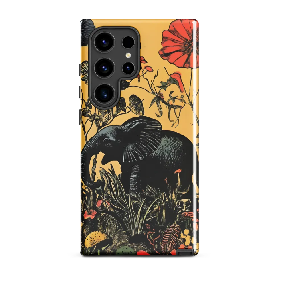 Floral Majesty: The Elephant's Sanctuary