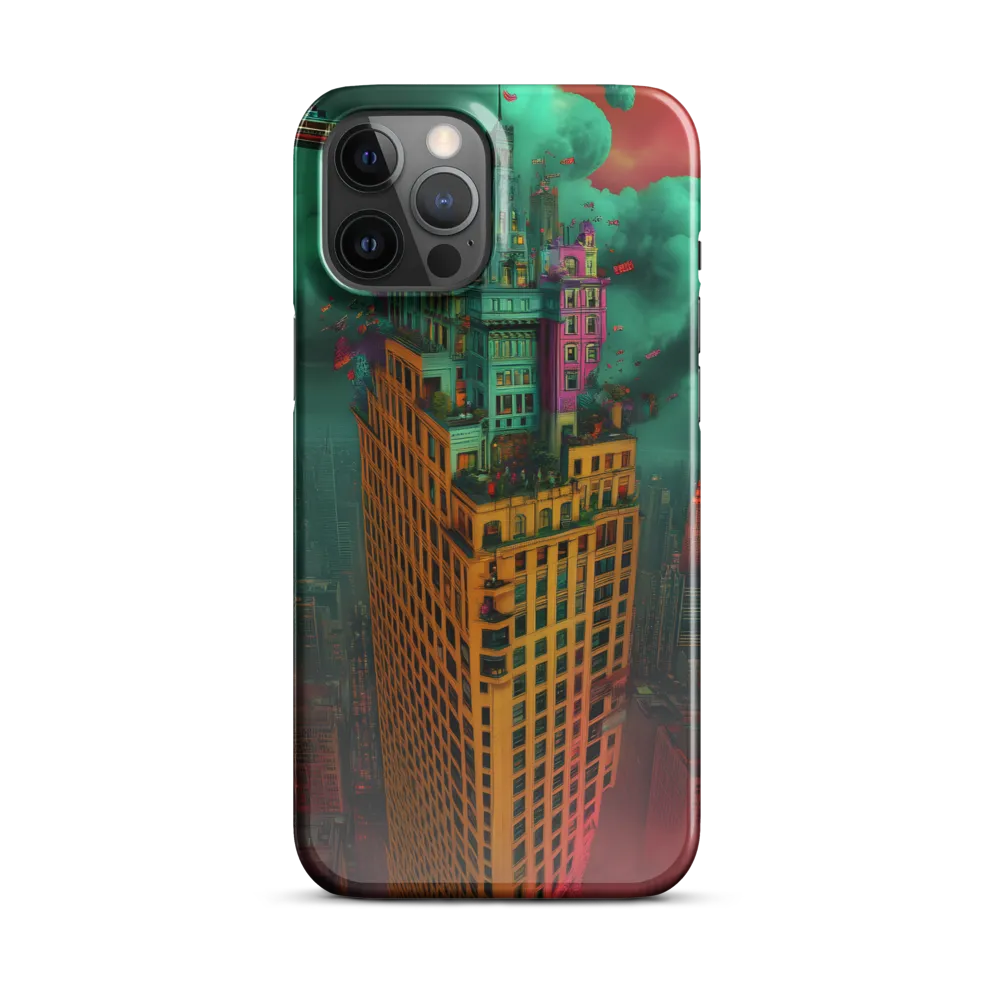 Architectural Dreams: A Surreal Cityscape | Phone Case |  12 Pro Max | Snap Case | Glossy