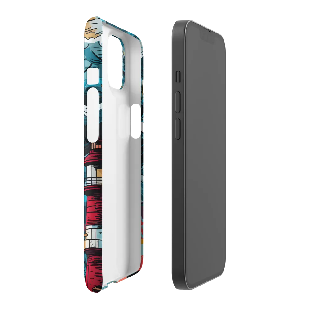 Turbulent Seas: A Lighthouse Adventure | Phone Case |  14 | Snap Case | Matte