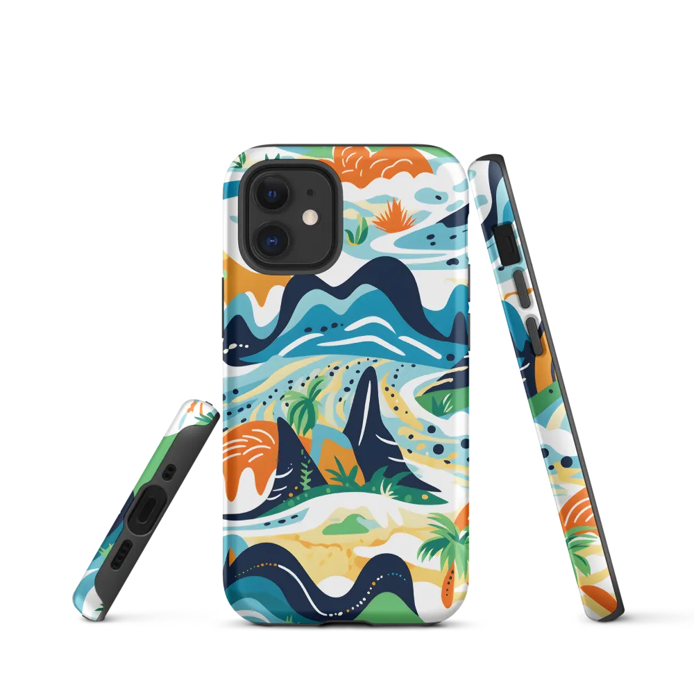 Abstract Tropical Landscape