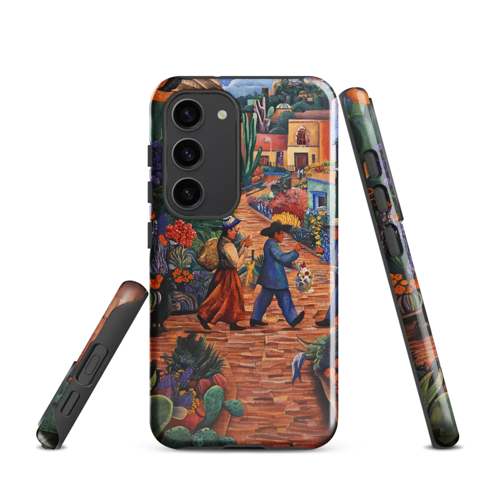 A Mosaic Journey Through Colorful Landscapes