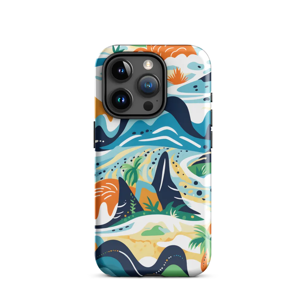 Abstract Tropical Landscape