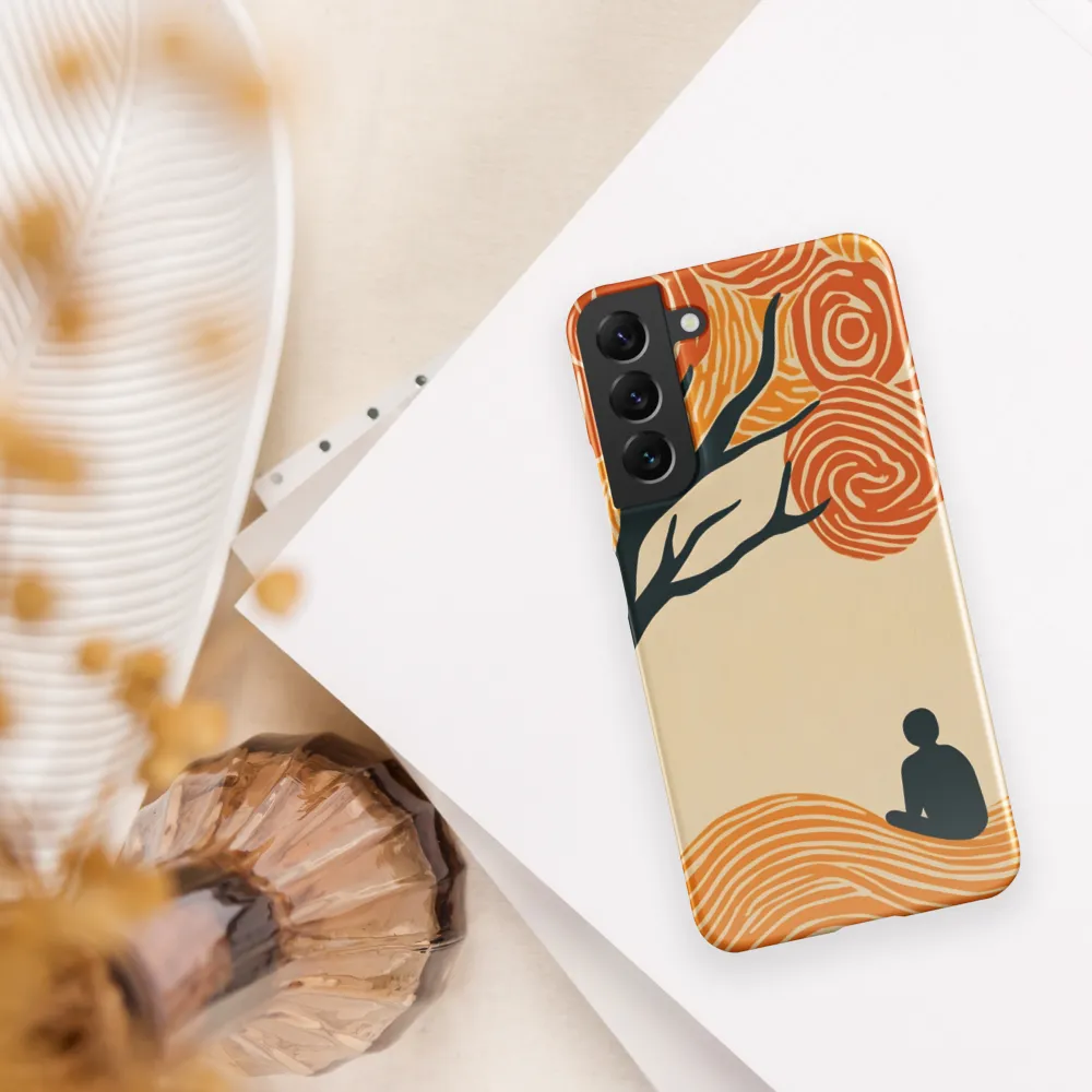 Silent Reflections under Swirling Leaves | Phone Case |  S22 Plus | Snap Case | Glossy
