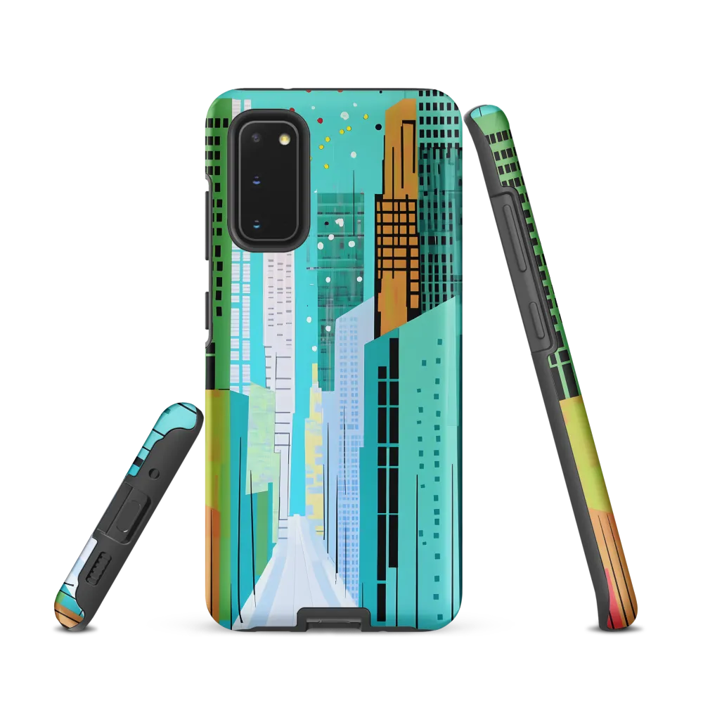 Urban Symphony in Turquoise