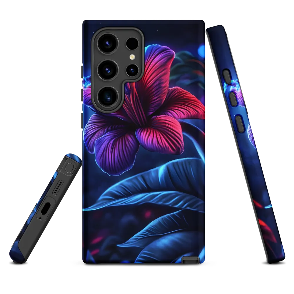 Illuminated Serenity: The Surreal Blossom