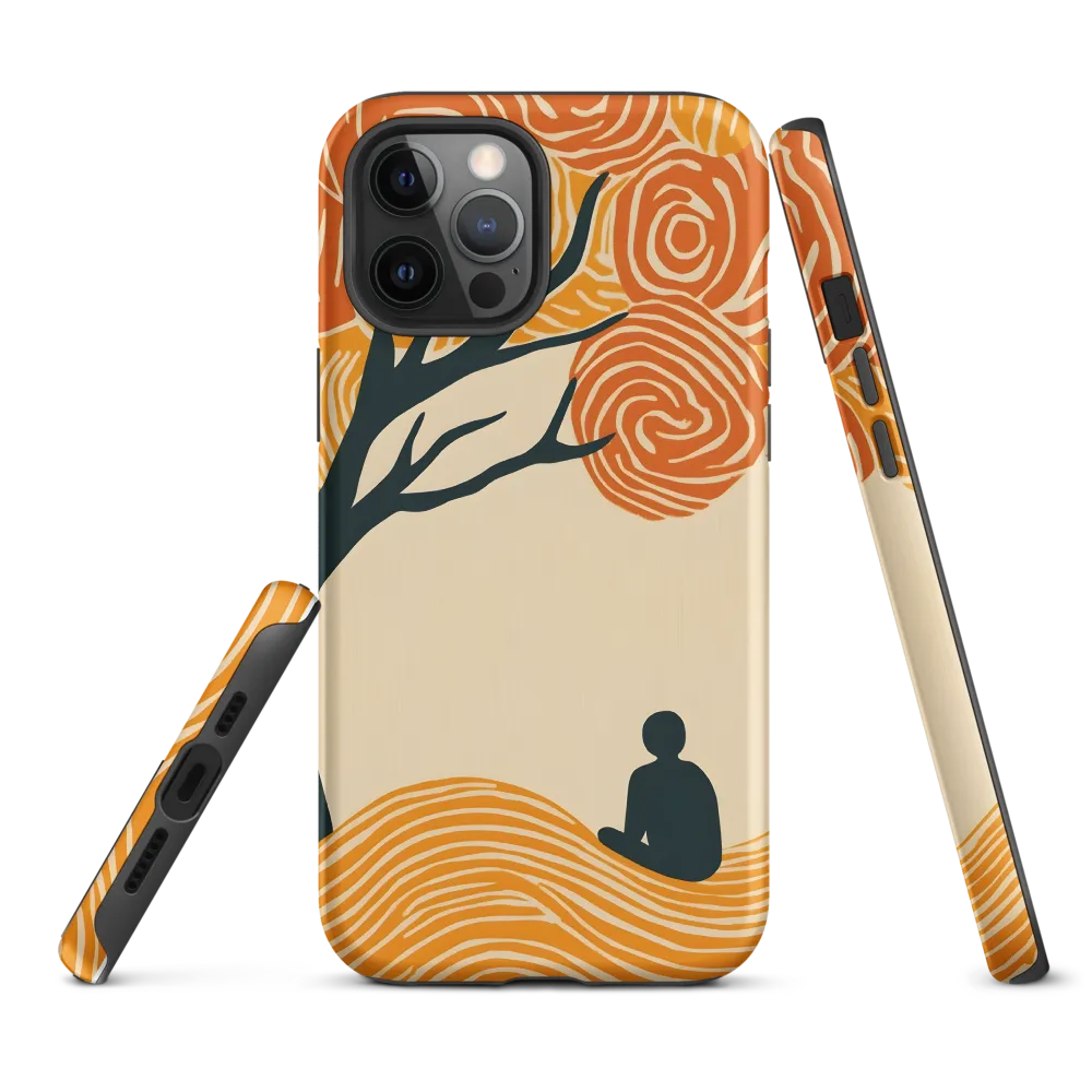 Silent Reflections under Swirling Leaves