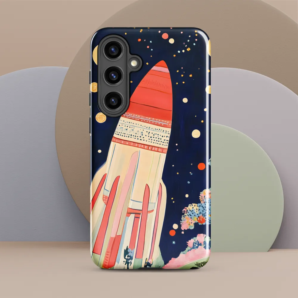 Cosmic Dreams: The Rocket's Journey