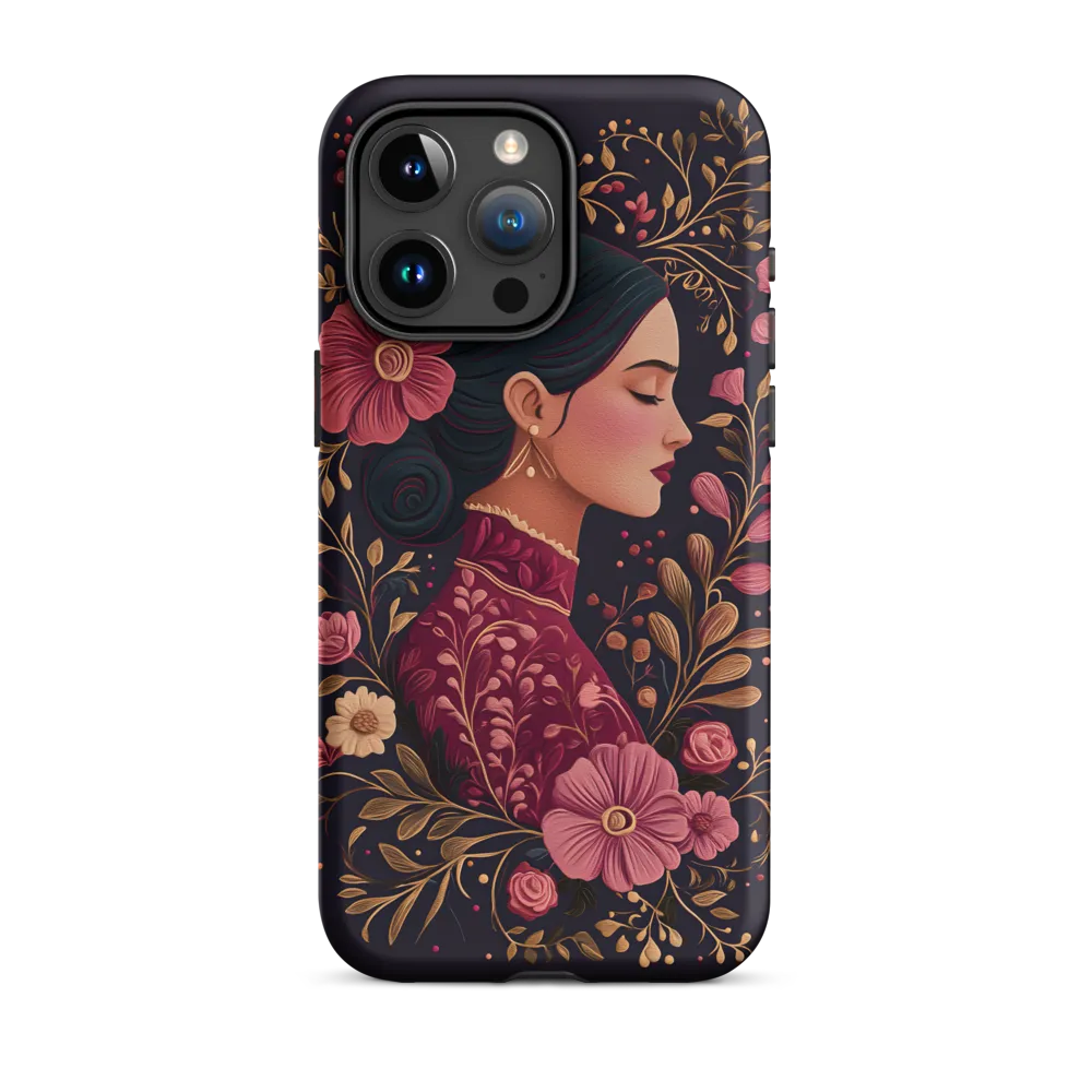 Portrait of Serenity | Phone Case |  15 Pro Max | Tough Case | Matte