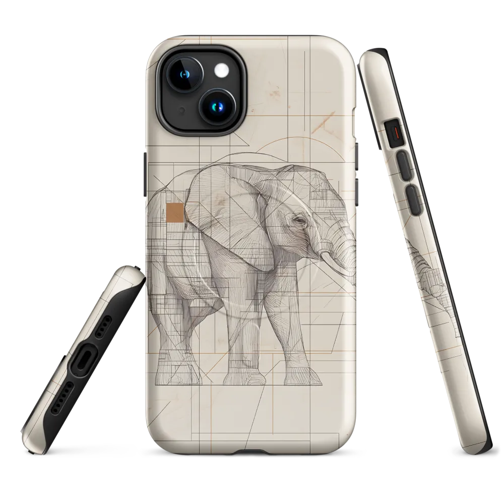 Geometric Elegance: The Steel Elephant