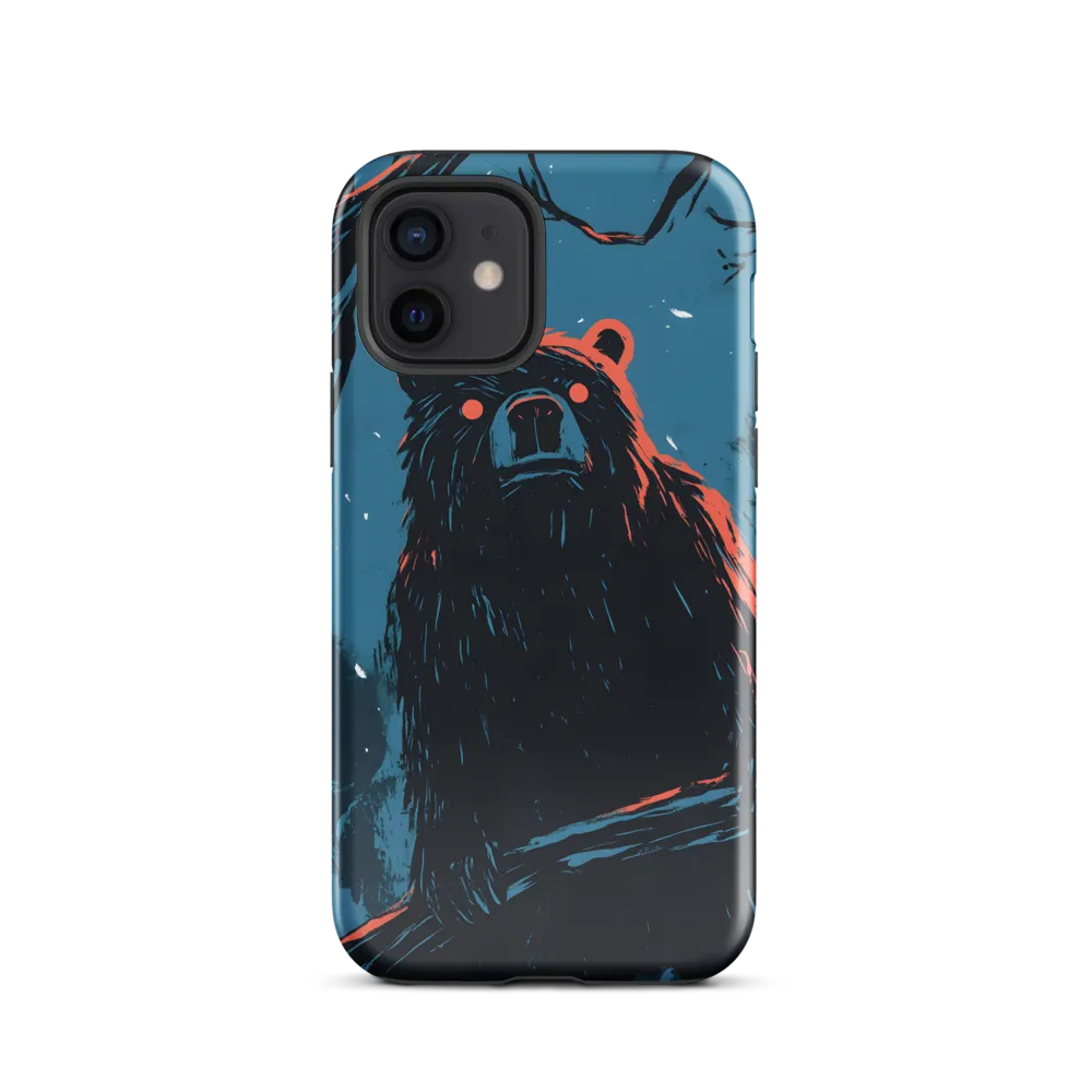 Eerie Majesty: A Bear in the Night