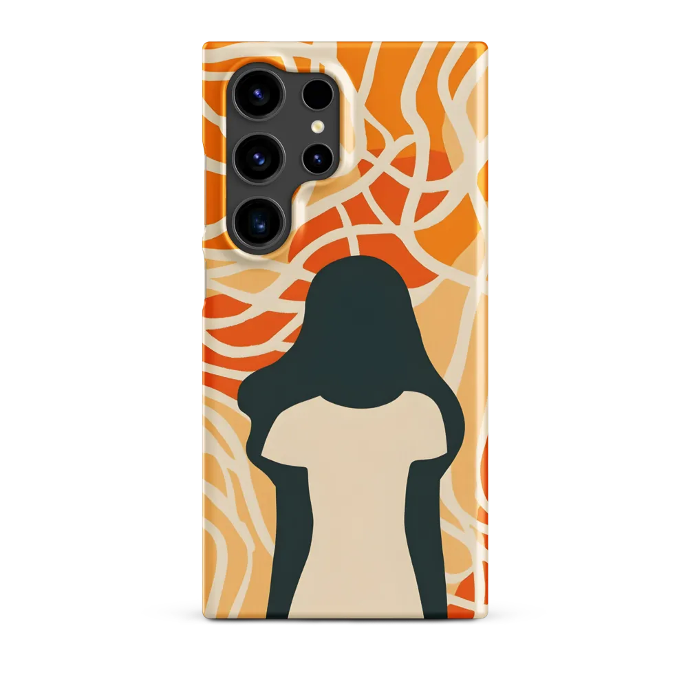 Interwoven Amber Silhouette