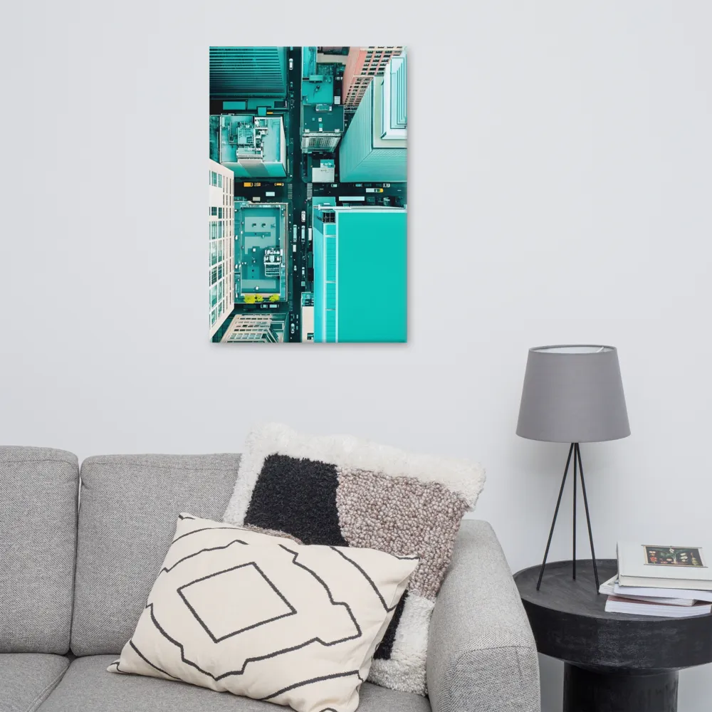 Urban Geometry: Aerial Perspective | Canvas | 24″×36″
