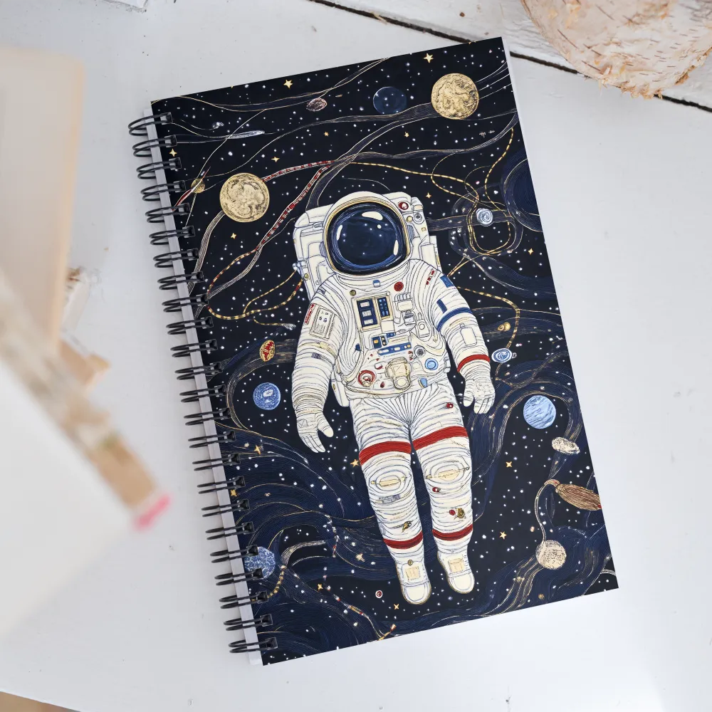 Beyond the Stars: An Astronaut's Journey | Spiral Notebook