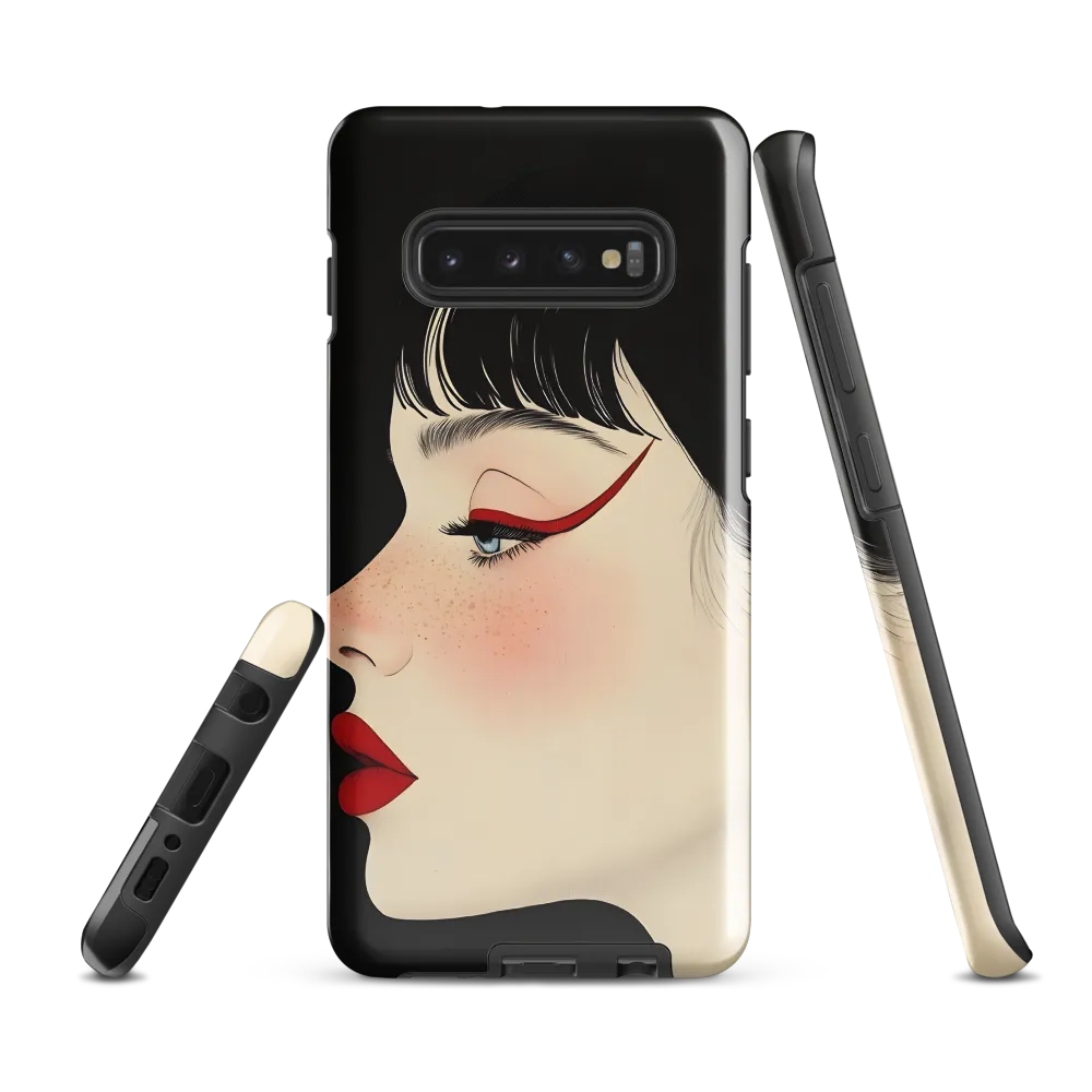 Elegance in Profile | Phone Case |  S10 Plus | Tough Case | Glossy