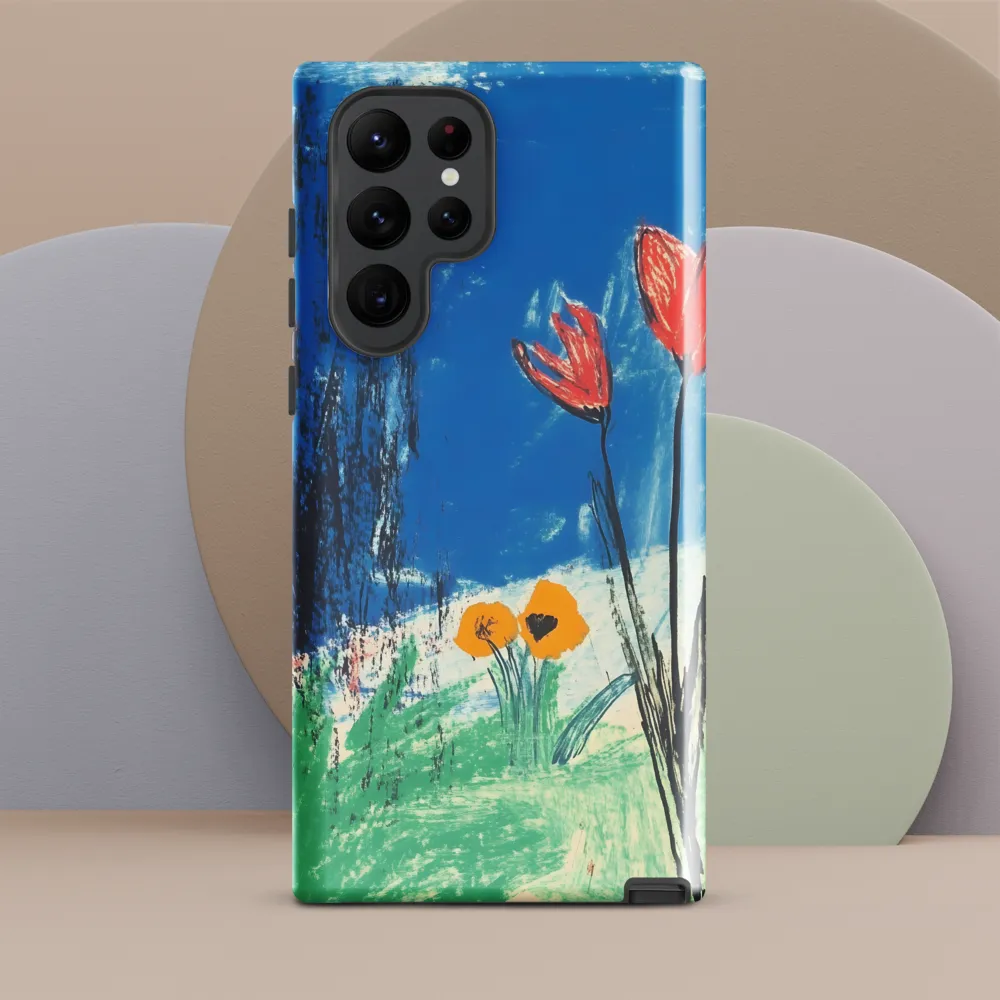 Joyful Blossoms in Blue