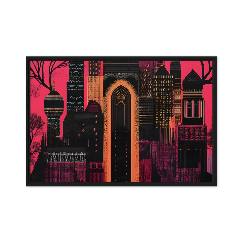 Urban Reverie | Canvas with Black Frame | 20″×30″