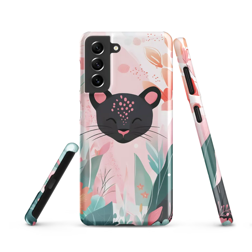Whimsical Panther in Bloom