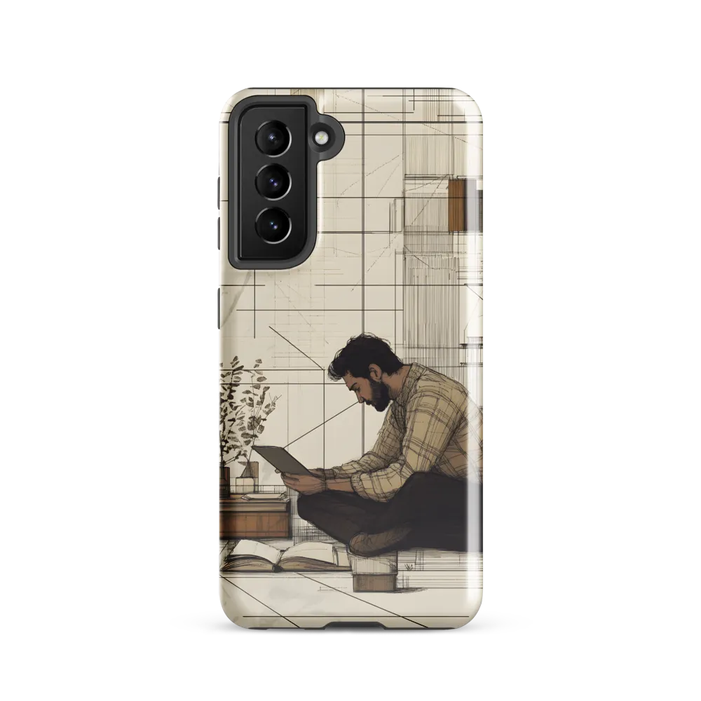 Quiet Reflections in Line | Phone Case |  S21 | Tough Case | Glossy