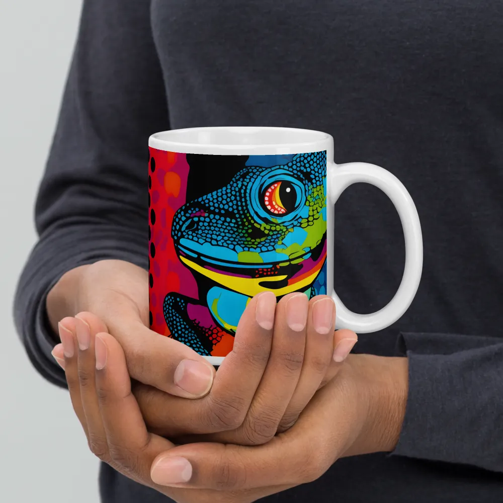 Colorful Encounters: The Playful Geckos | Mugs | Multiple Sizes & Colors