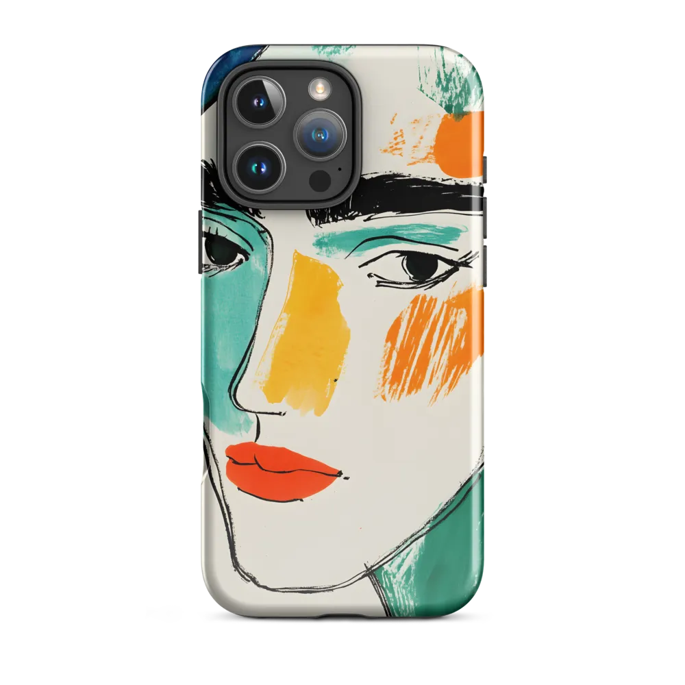 Teal & Orange Portrait — Fragmented Brushwork