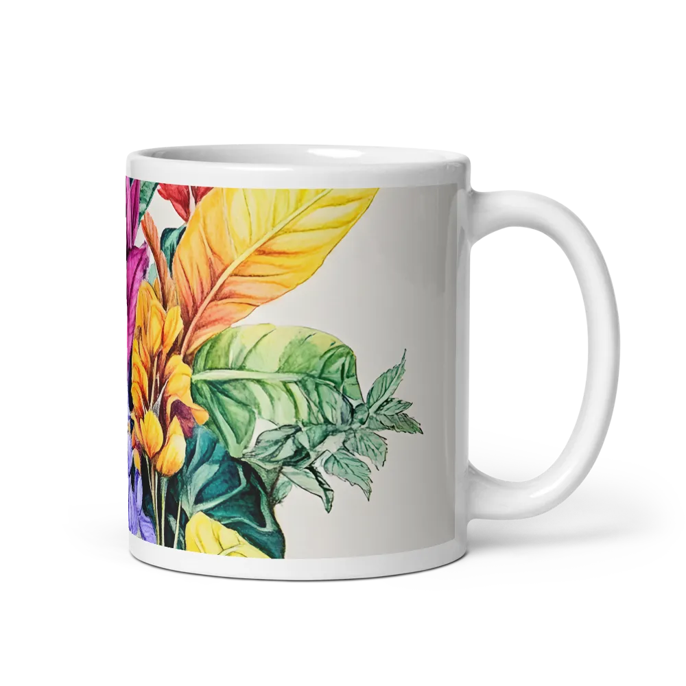 Tropical Symphony | Mug with White inside | 11 oz