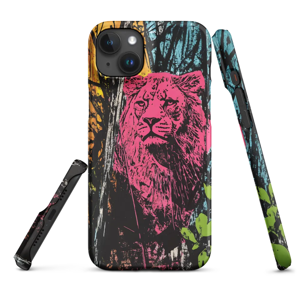 Fierce Vibrance: The Pink Lion