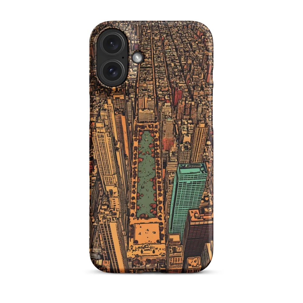 Urban Oasis: Aerial View of City Life