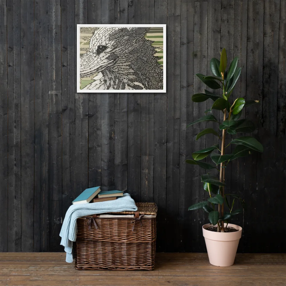 Reflections of the Forest | Canvas with White Frame | 18″×24″