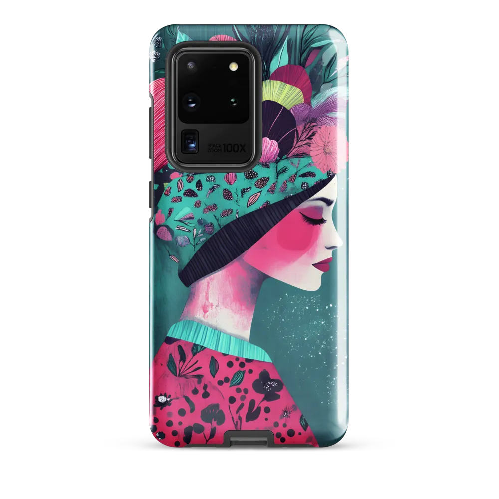 Whimsical Floral Portrait
