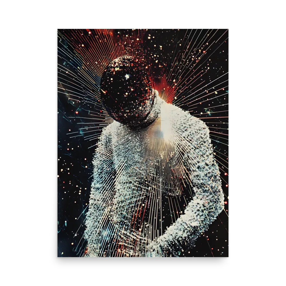 Ethereal Astronaut: A Journey Through the Cosmos | Poster | 18″×24″
