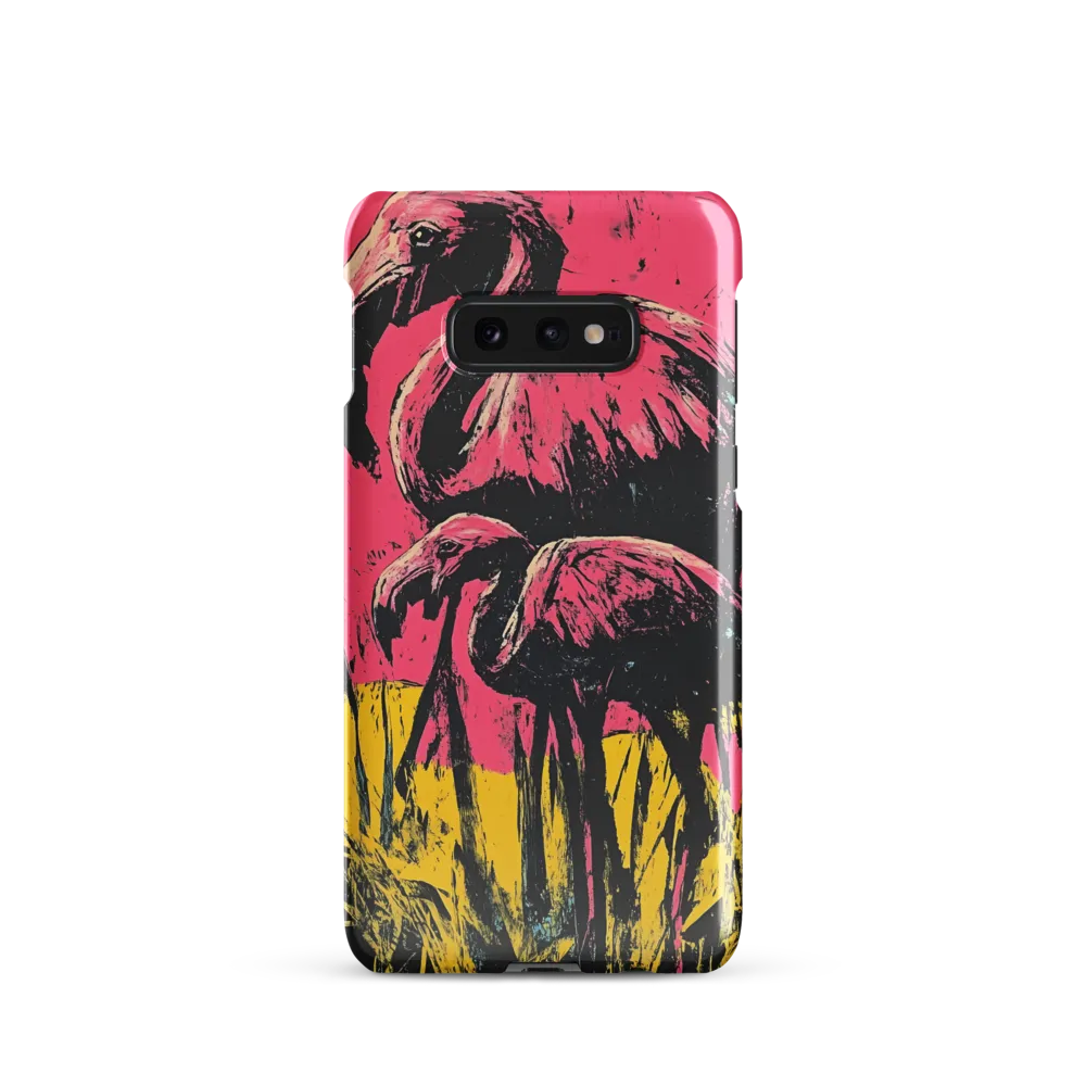 Flamingo Duet: A Pop Art Expression