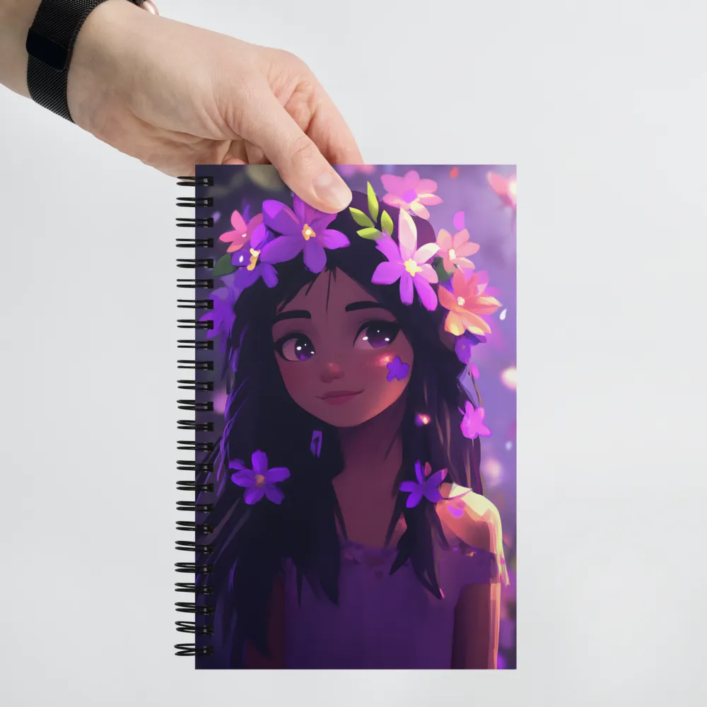 Whispers of Blossoms | Spiral Notebook