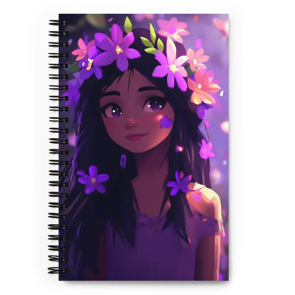 Whispers of Blossoms | Spiral Notebook