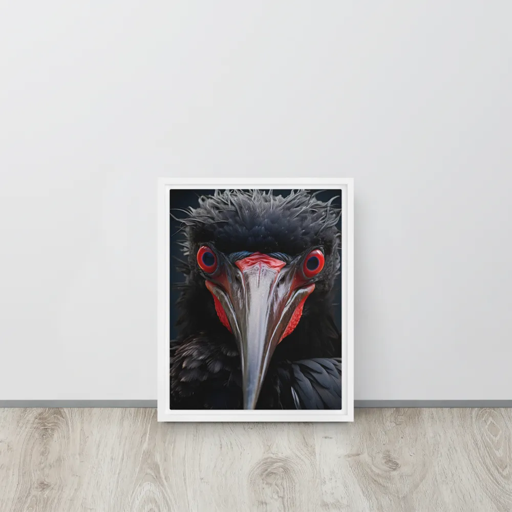 Gaze of the Abyss | Canvas with White Frame | 11″×14″