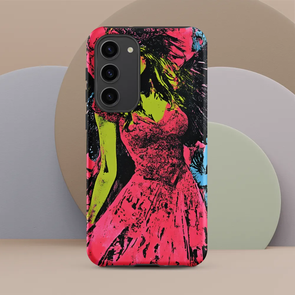 Mystical Angel in Neon Dreams
