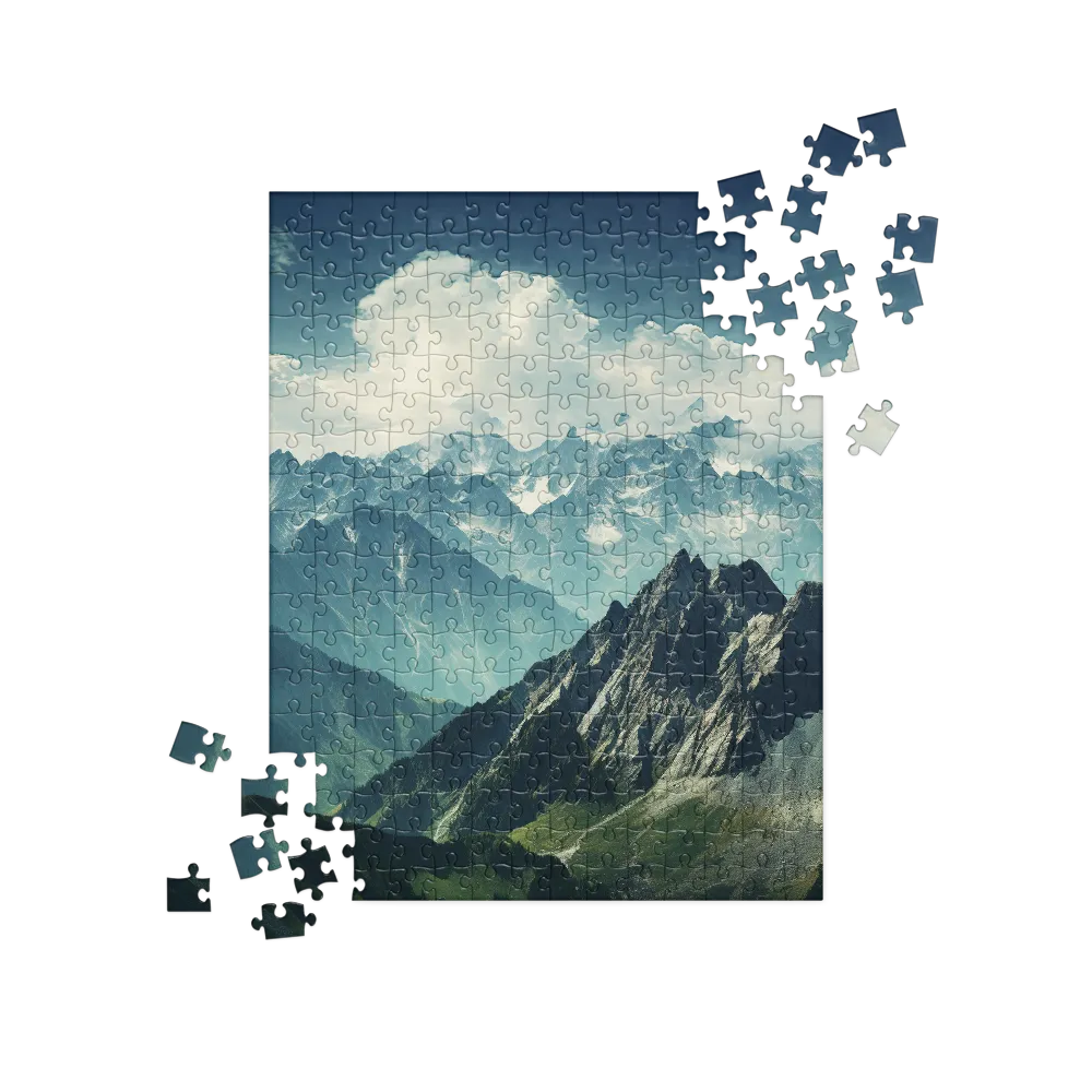 Majestic Mountain Range | Jigsaw Puzzle | 252/520 pieces