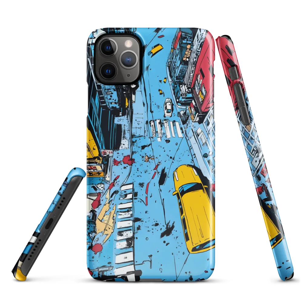 Urban Chaos: Aerial View of City Life | Phone Case |  11 Pro Max | Snap Case | Glossy