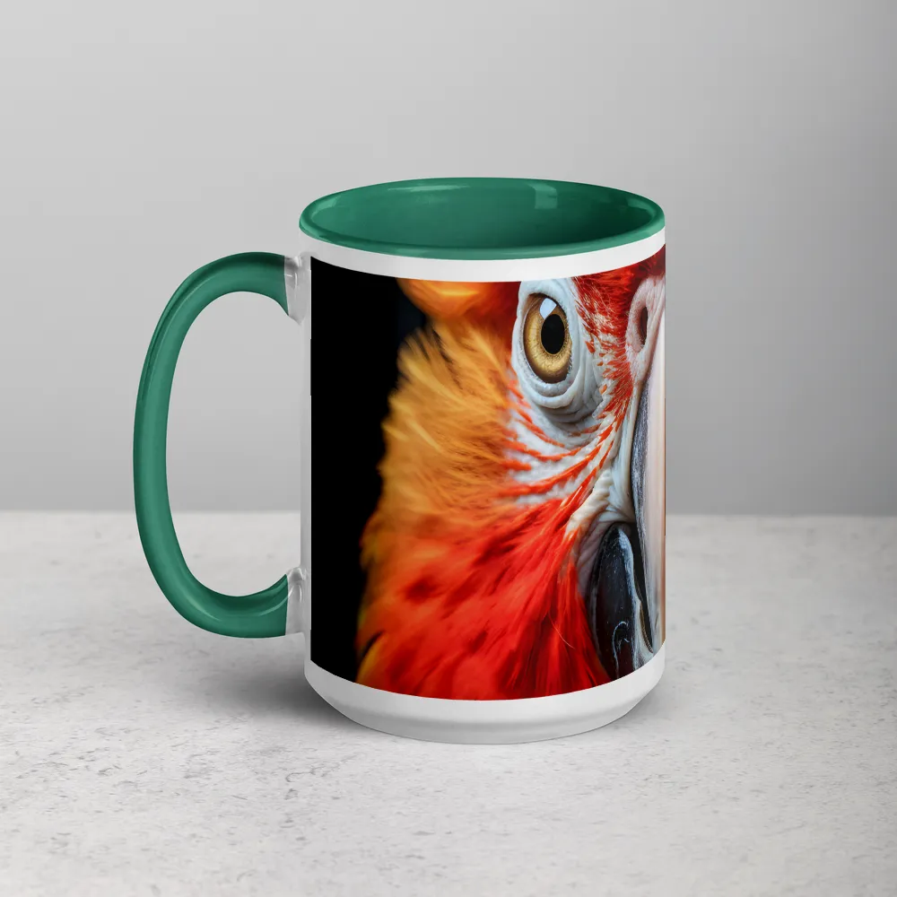 The Fiery Gaze of the Parrot