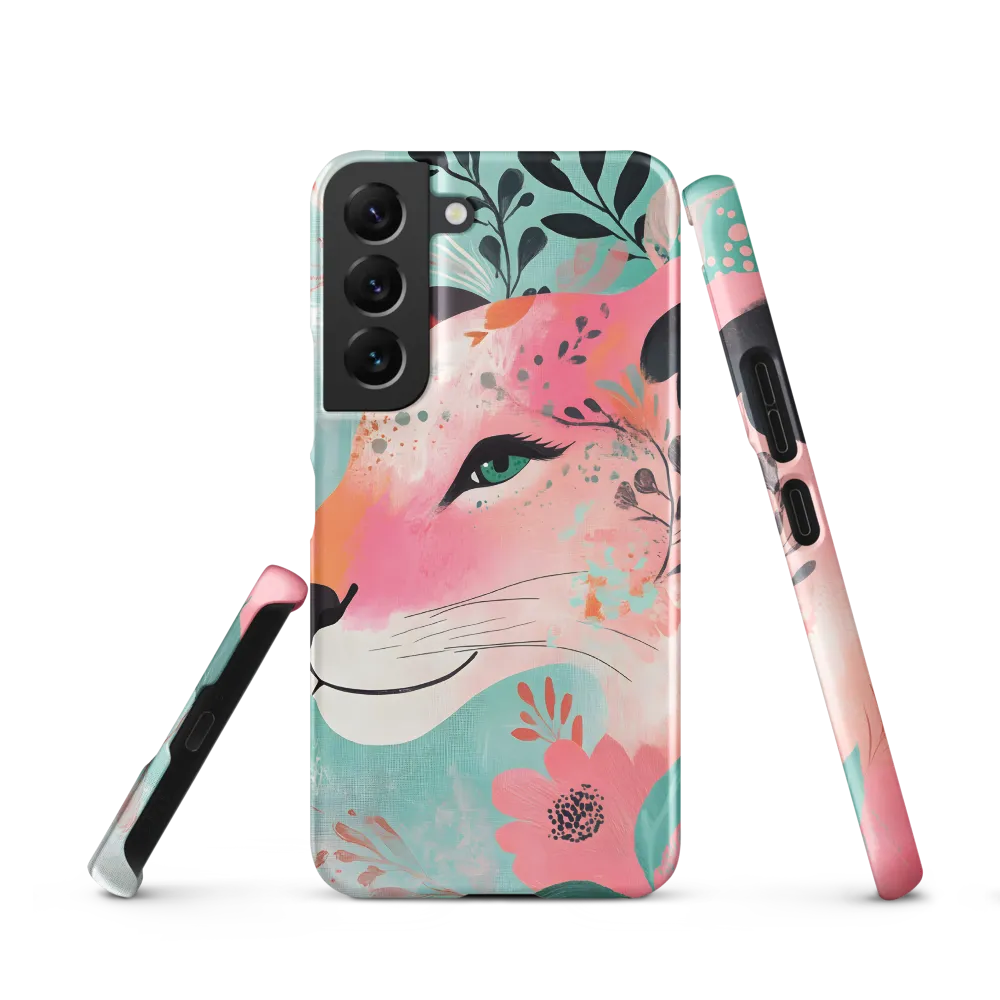 Whimsical Majesty: A Floral Lion