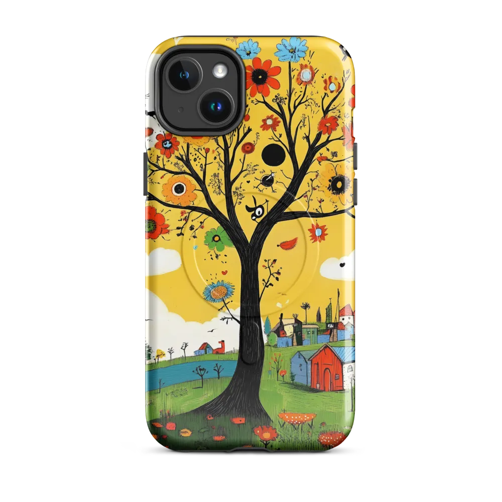 Whimsical Blooms of Life | Phone Case |  14 Plus | MagSafe® Tough Case | Glossy