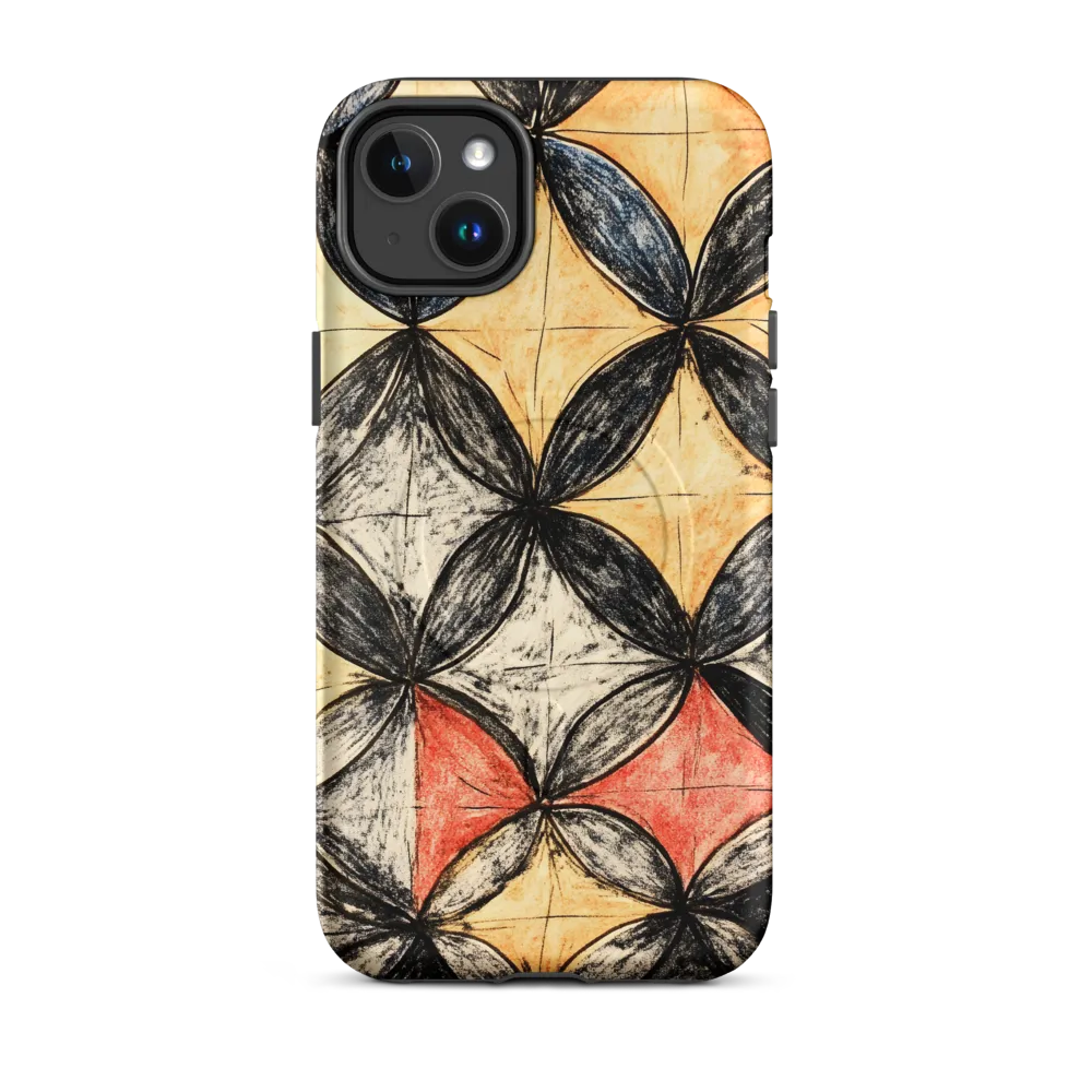 Geometric Harmony | Phone Case |  14 Plus | MagSafe® Tough Case | Matte