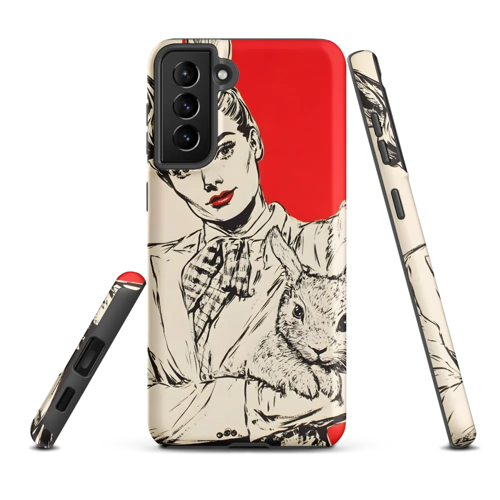 Whimsical Elegance: The Rabbit Lady
