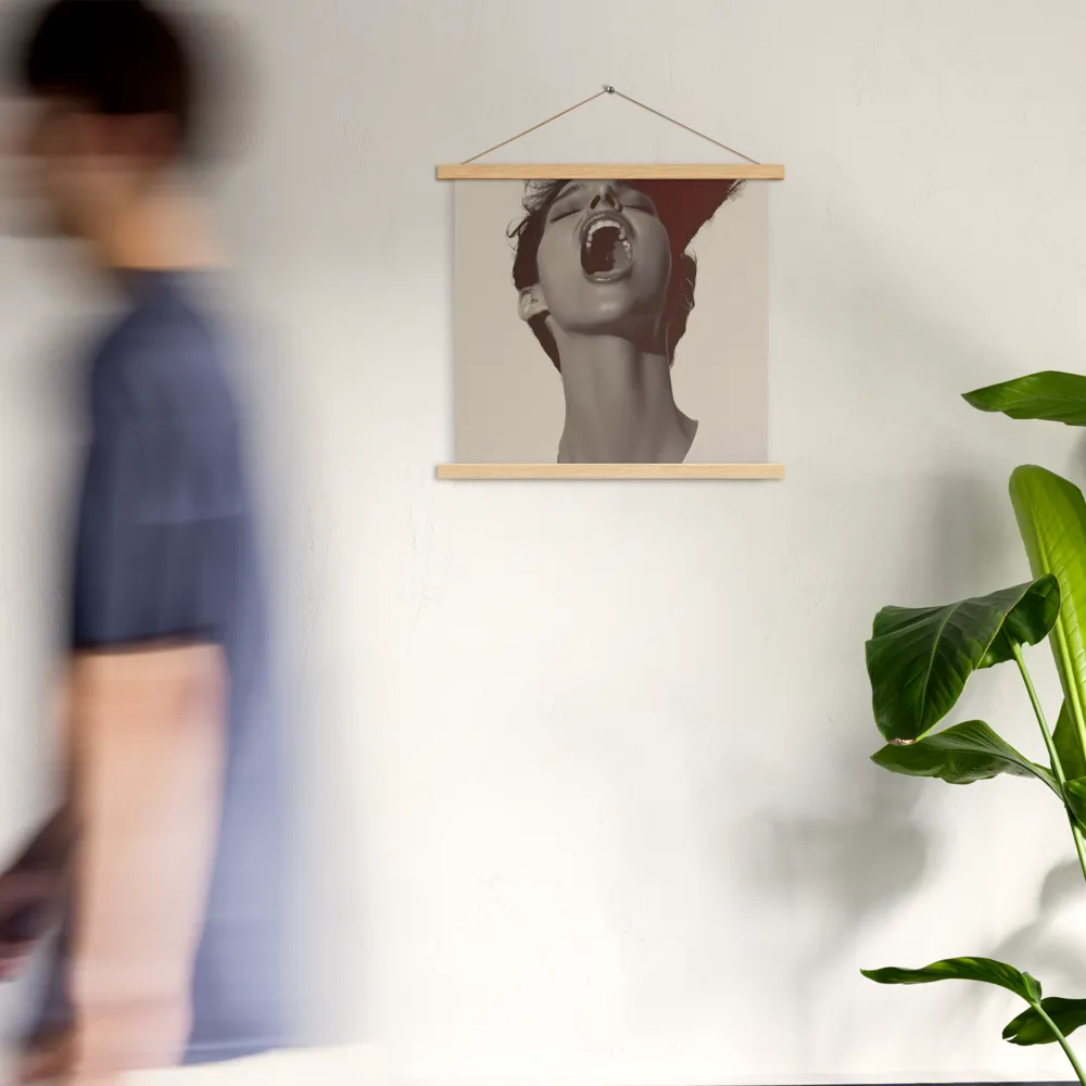 Echoes of Emotion | Poster With Oak Wood Hanger | 18″×18″